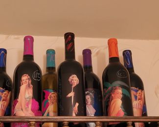 Marilyn Monroe wine bottles