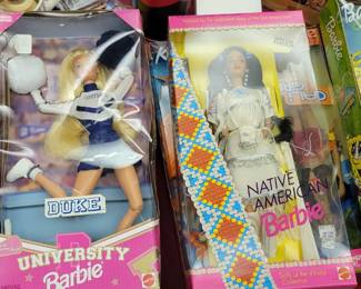 Barbie collection.  Many still in original boxes