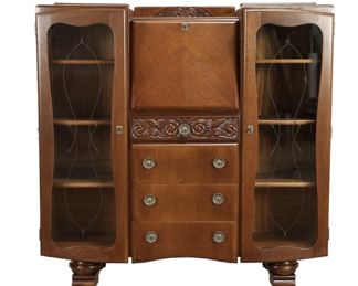 Art Deco Desk Bookcase