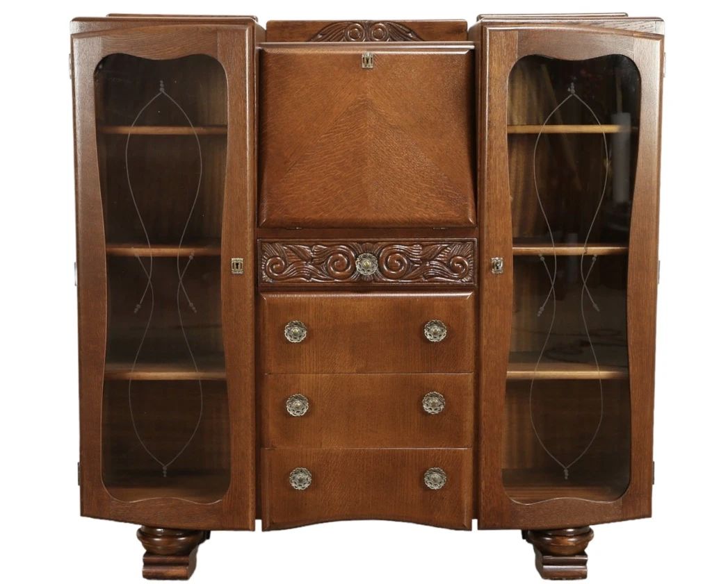 Art Deco Desk Bookcase