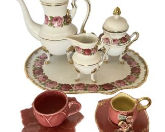Pink Rose Tea Set