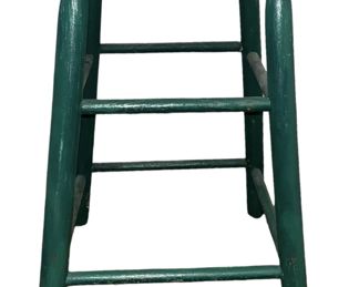 Vintage Green Stool