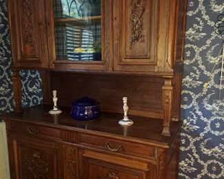 Antique French Country Hutch