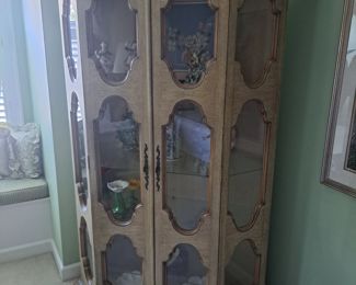 Vintage Italian Curio Cabinet