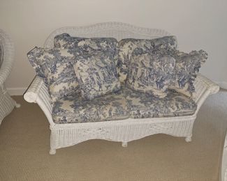 Wicker Loveseat