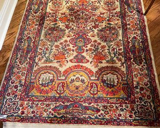 Turkish silk 5’ x3’ rug