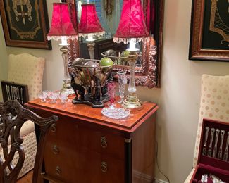 Wonderful Biedermeier style chest by Century furniture company 