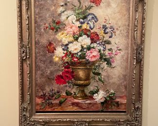 Elizabeth Peña ( Lima , Peru) oil on canvas still life