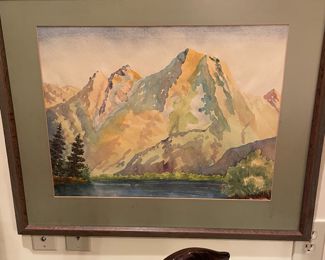 Roscoe Grover ( Utah) watercolor 