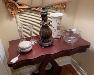 Empire mahogany game table 