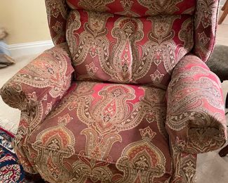 Second In Motion by Motioncraft reclining wingback 