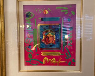 Peter Max “ Liberty II” collage