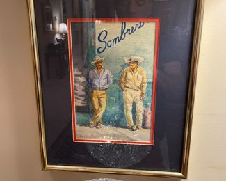 Award winning Montgomery artist Eve Perry “ Sombrero” dated 1983