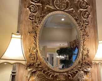 Wonderful French mirror 