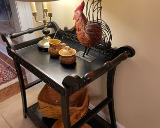 Distressed black server