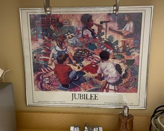 2001 Jubilee poster by Jim Gunter signed