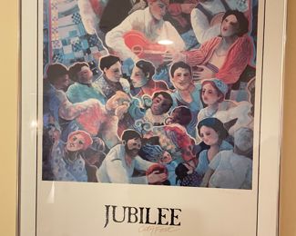 Barbara Gallagher artist proof Jubilee poster signed 