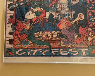 2005 Scot Blackwell Jubilee poster signed 