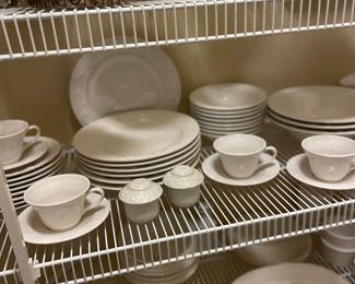 Set of Homer Laughlin dinnerware