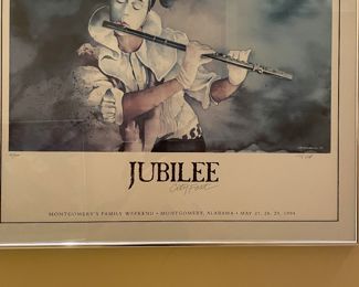 1994 Ty Crisswell Jubilee poster signed