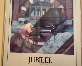 1993 Ty Crisswell Jubilee poster signed 