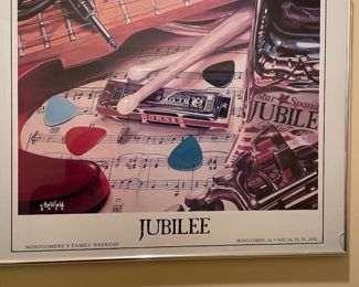 2002 C. Hartsfield Jubilee poster signed 