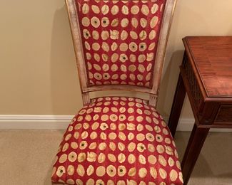 One of a set of 4 wonderful side chairs 