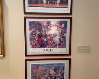 Top Paulette Riley signed Jubilee poster
Middle: Jim Gunter signed Jubilee poster
Bottom: Beau Redmond signed Jubilee poster 