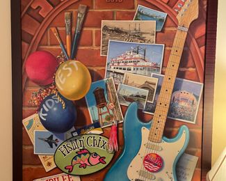 Original painting for the 2010 Jubilee poster by award winning Montgomery artist Betsy Barrett Hails