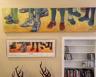 2008 Nan Cunningham original Jubilee poster painting and signed poster