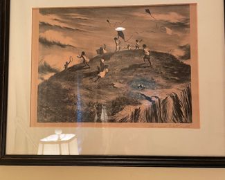 Signed Lawerence Beall Smith print