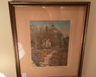 Another Wallace Nutting signed hand colored photo 