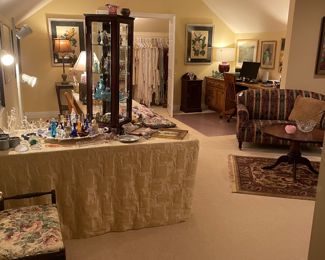 View of upstairs bonus room off upstairs media room 