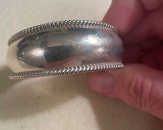 Sterling cuff bracelet 