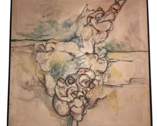 Mid Century Abstract Landscape