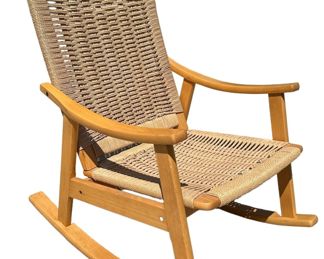 HANS WEGNER Style Mid Century Rope Chair
