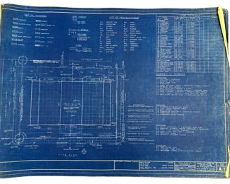 MIES VAN DER ROHE Blueprint For S.R. Crown Hall IIT College of Architecture