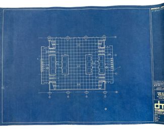 HARRY WEESE Blueprint Time-Life Building Chicago