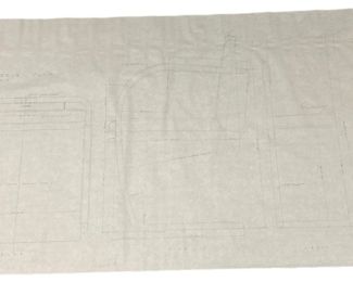 MIES VAN DER ROHE Brno Chair Architectural Design Drawing