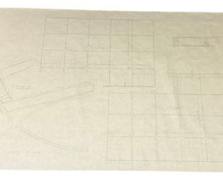 MIES VAN DER ROHE Barcelona Chair Cushion Architectural Design Drawing