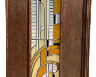 French Art Deco Stained Glass Door #2