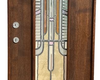 French Art Deco Stained Glass Door #3