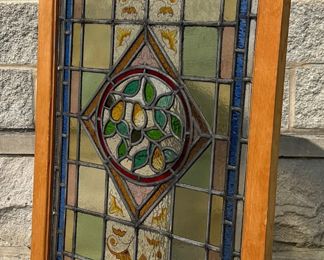 Early 20th C. English Pub Stained Glass Window