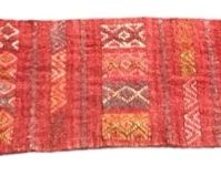 Hand Knotted Moroccan Wool Table Runner