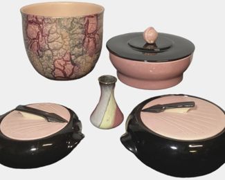 Collection Pink Mid Century Ceramic Pottery