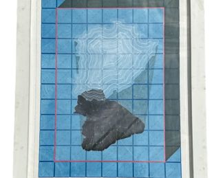 Large Scale Blue Abstract