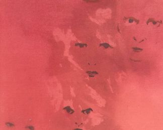 Exceptional Mid Century Abstract Oil on Canvas