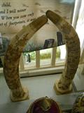 CARVED IVORY TUSK