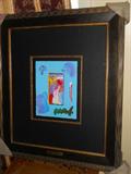PETER MAX 2009 WITH COA STATUE OF LIBERTY ART WORK