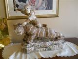 CARVED IVORY LION